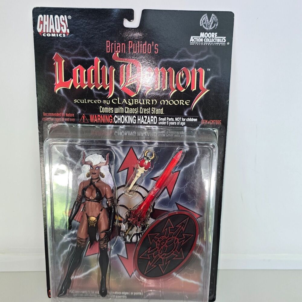 Lady Demon Chaos! Comics Brian Pulido's 6" Figure Moore Action Collectibles Red